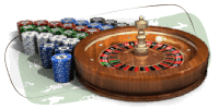 Roulette game in gambling site